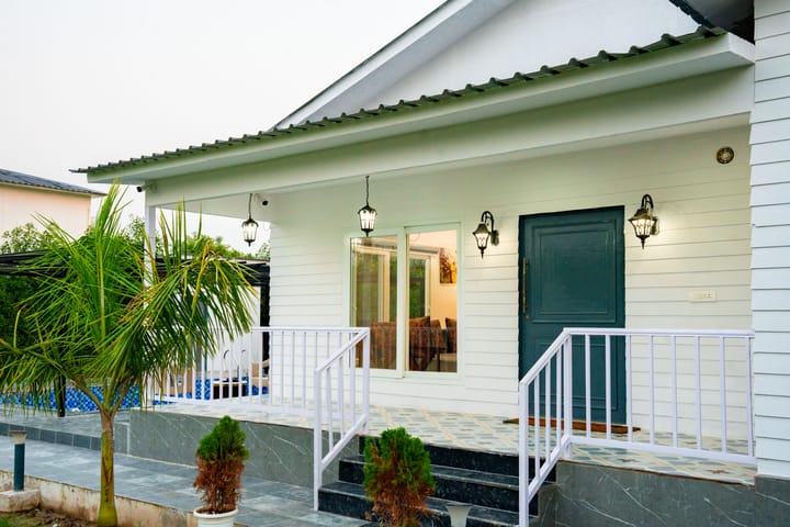 Nathaniel | Pet-friendly 3-BHK Farmhouse With Private Pool, Gazebo & Lush Garden - Image 3