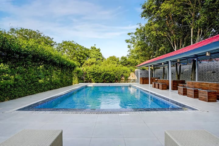 Tranquil Meadows | 5-BHK Farmhouse with Private Pool, Gazebo & Lush Garden - Image 3