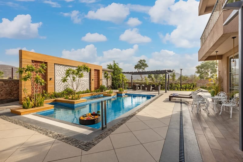 Snehzy | Charming Pet-friendly 3-BHK Villa With Private Pool, Garden, Gazebo Amidst Aravalli Hills – photo 15