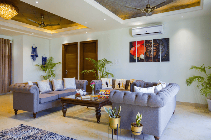 BYDM The Sky Heaven | Charming Pet-friendly 4-BHK Penthouse 15 Min from Triveni Ghat With Balcony, Bar & Lift – photo 7