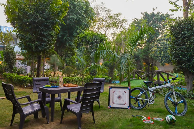 Anugrah Farm | 2-BHK Farmstay+ Kids’ Room with Pvt Pool, Jacuzzi & Lush Garden – photo 9