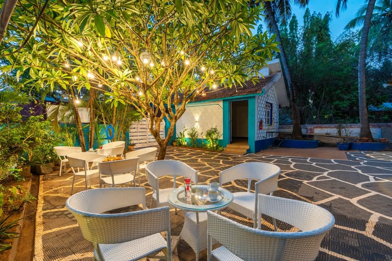 Nyx’s Haven | 7-BHK | Pvt Pool | Outdoor Sitting Area – photo 4