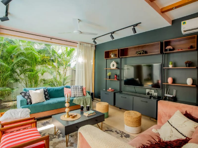 Villa Aarna | Tropical 3-BHK Villa Near Ozran Beach With Private Pool & Lounge Area – photo 11