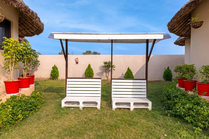 Forest Mud Villas | One Rustic Mud House with Shared Pool, Gazebo and Garden | 30 mins from Haridwar – photo 26