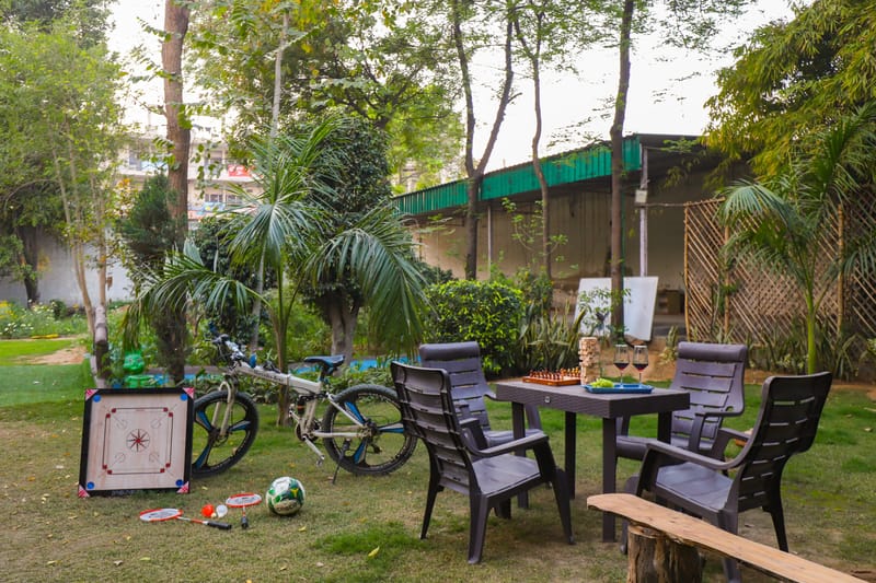 Anugrah Farm | 2-BHK Farmstay+ Kids’ Room with Pvt Pool, Jacuzzi & Lush Garden – photo 8