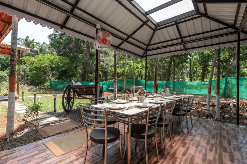 Cabanas Retreat | Tropical 5-BHK Escape Near Revdanda Beach With Private Pool, Garden & Outdoor Dining  – photo 11