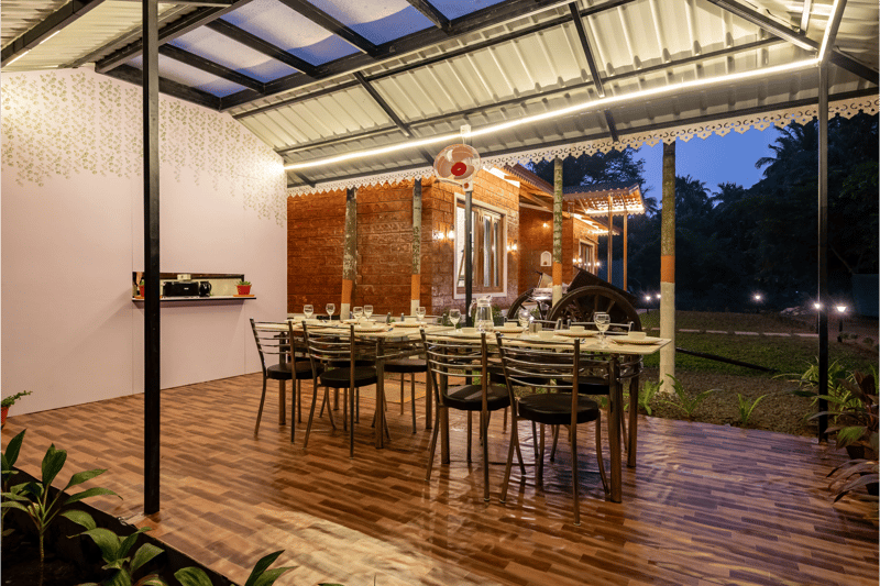 Cabanas Retreat | Tropical 5-BHK Escape Near Revdanda Beach With Private Pool, Garden & Outdoor Dining  – photo 12