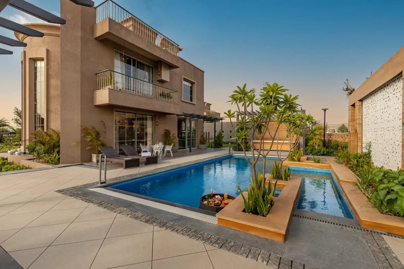 Snehzy | Charming Pet-friendly 3-BHK Villa With Private Pool, Garden, Gazebo Amidst Aravalli Hills – photo 17