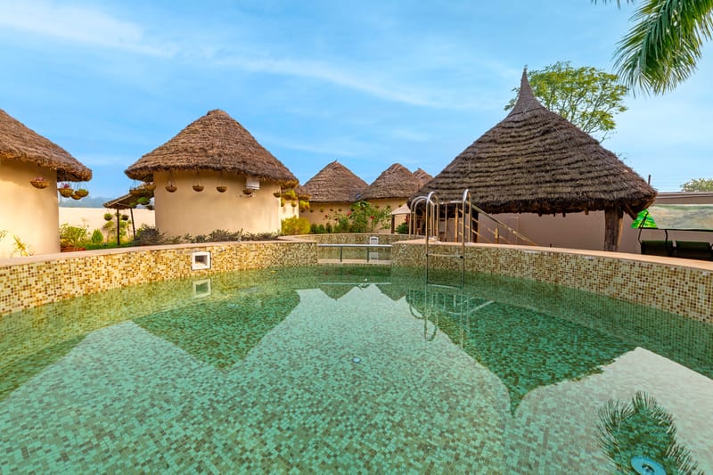 Forest Mud Villas | One Rustic Mud House with Shared Pool, Gazebo and Garden | 30 mins from Haridwar – photo 5