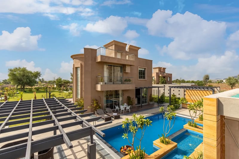 Snehzy | Charming Pet-friendly 3-BHK Villa With Private Pool, Garden, Gazebo Amidst Aravalli Hills – photo 23