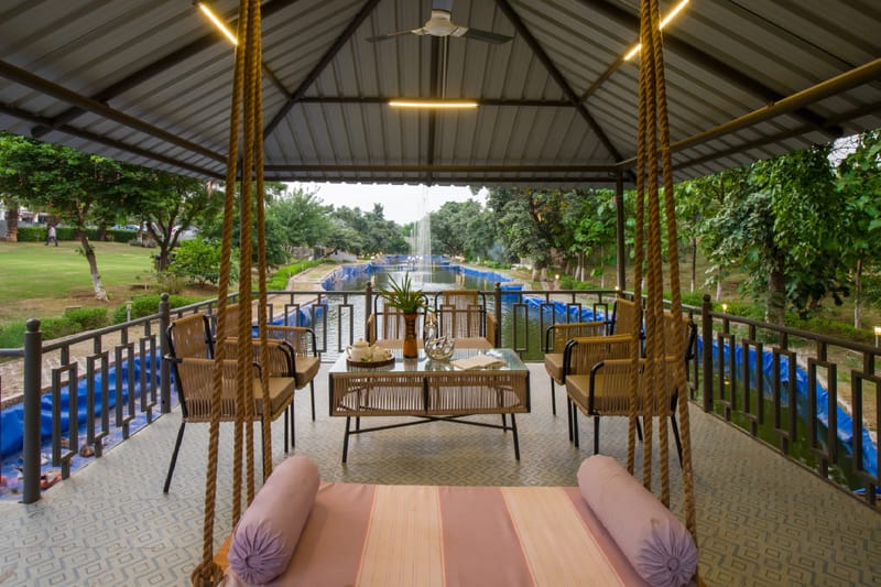 Kaimalgarh Farmstay | Pet–friendly 5-BHK Retreat With Pond, Private Pool, Gazebo & Garden – photo 5
