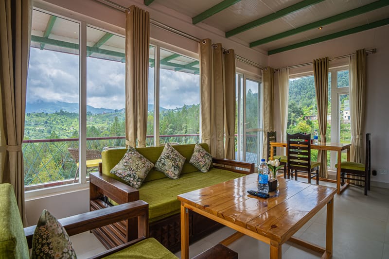 Adrushya | Stunning 1-BHK Retreat with Hill Views, Karaoke Room & Restaurant  – photo 7