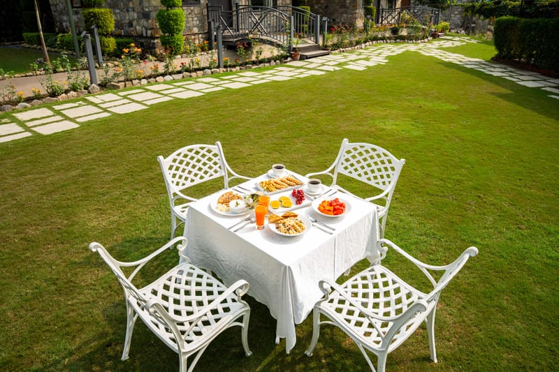 Granny’s Den | 3-BHK Pet-friendly With Living Room, Shared Pool, Restaurant & Gazebo by the River – photo 49