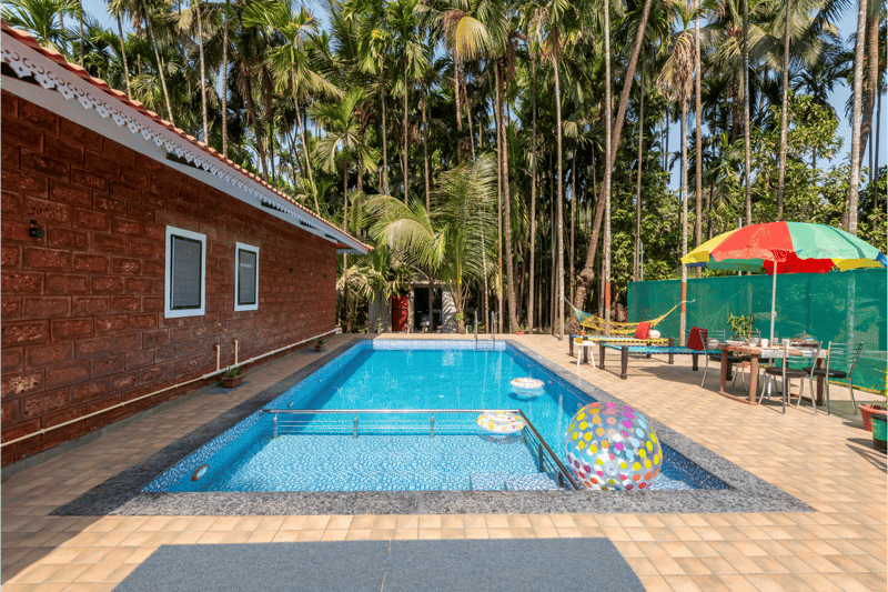Cabanas Retreat | Tropical 5-BHK Escape Near Revdanda Beach With Private Pool, Garden & Outdoor Dining  – photo 4