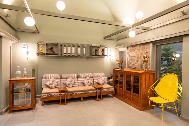 Stone Age Home | 4-BHK Stone Retreat with Private Pool, Garden, Gazebo, Terrace, & Open-Air Dining – photo 29