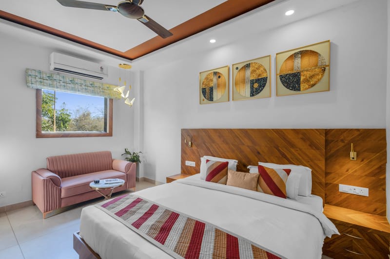 Krishna Serenity Villa | Pet-friendly 7-BHK Farmhouse with Private Pool, Gazebo and Garden, & Rajasthani Dhani – photo 25