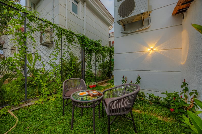 Mistwood Villa | Serene 4 BHK Retreat with Private Pool, Terrace Lounge, Elegant Living Spaces & Outdoor Seating – photo 9