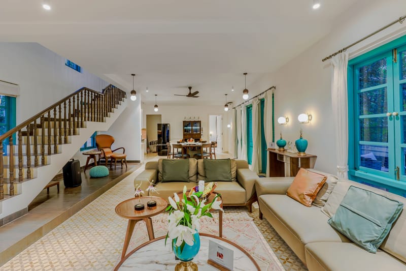 Casa Florencia | 2 Exotic 3-BHK Retreats In a Secluded Estate With Private Pools, & Lounge Spaces | Near Siolim Sunset Point – photo 4