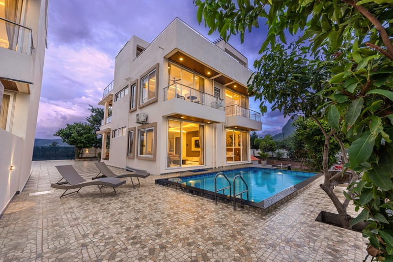 SK Villa | 4-BHK Retreat with Private Pool, Sit-Out & 360° Panoramic Views, Near Korigad Fort – photo 24
