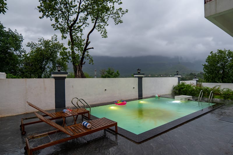 Sreelakam Villa | 4-BHK Hillside Hideaway With Pvt Pool, Terrace Lounge, Sit-Out Areas & 360 Hill Views Near Sahyadri The Waterfall – photo 9