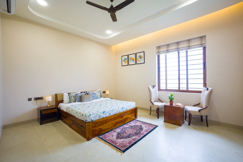 Lush Haven | Chic 4-BHK Retreat with Private Pool, Terrace & Landscaped Garden | Pet-friendly – photo 14