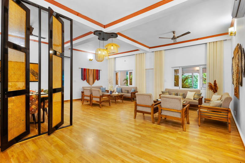 Raha Farms | 4-BHK Pet-friendly Villa with Private Pool, Restaurant, Shared Pool, Game Zone, & Gym on 5.5-Acre Land – photo 45