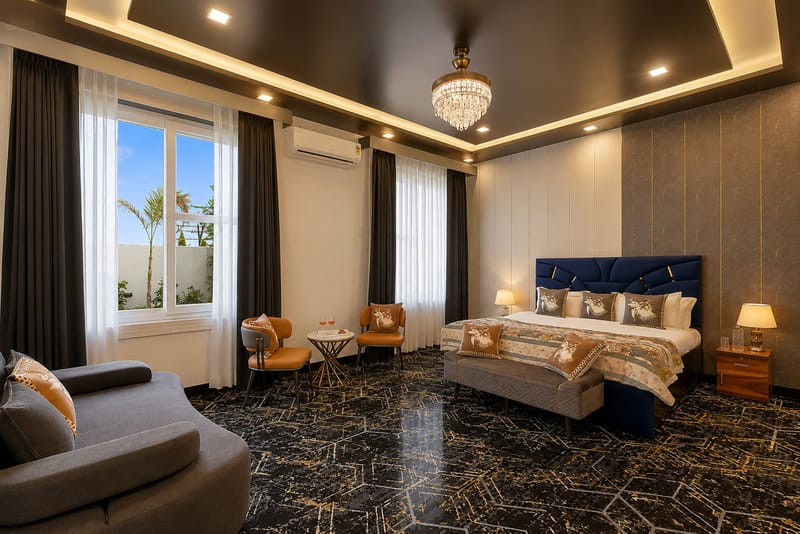 Raj Farm | 3-BHK Villa with Private Pool, Kid’s Room and An Outhouse – photo 18