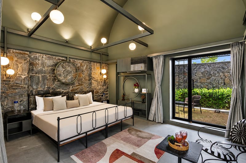 Stone Age Home | 4-BHK Stone Retreat with Private Pool, Garden, Gazebo, Terrace, & Open-Air Dining – photo 13