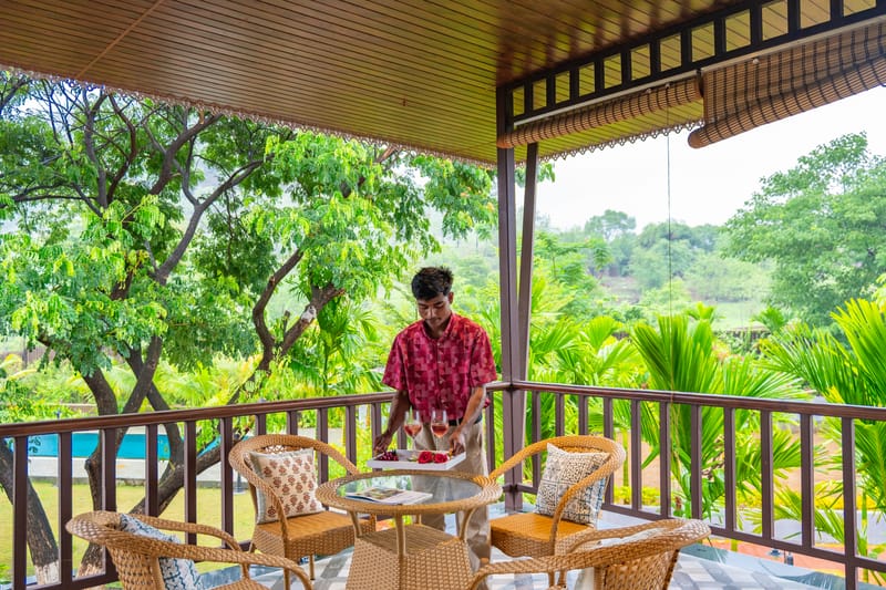 Aaraa Villa | 4-BHK Luxury Villa with Private Pool, Home Theatre & Panoramic Hill – photo 24