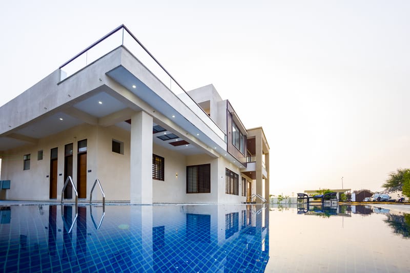 Lush Haven | Chic 4-BHK Retreat with Private Pool, Terrace & Landscaped Garden | Pet-friendly – photo 6