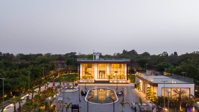 ASK Farms | Refined 4-BHK villa with Theatre Lounge, Pool & Fire BBQ Deck  – photo 50