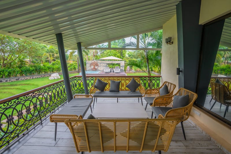 Energise Soul Retreat Vishuddha Villa | Pet-friendly 3-BHK With Jacuzzi, Garden,  Bonfire Pit & Shared Pool, Spiritual Sanctuary and Restro – photo 24