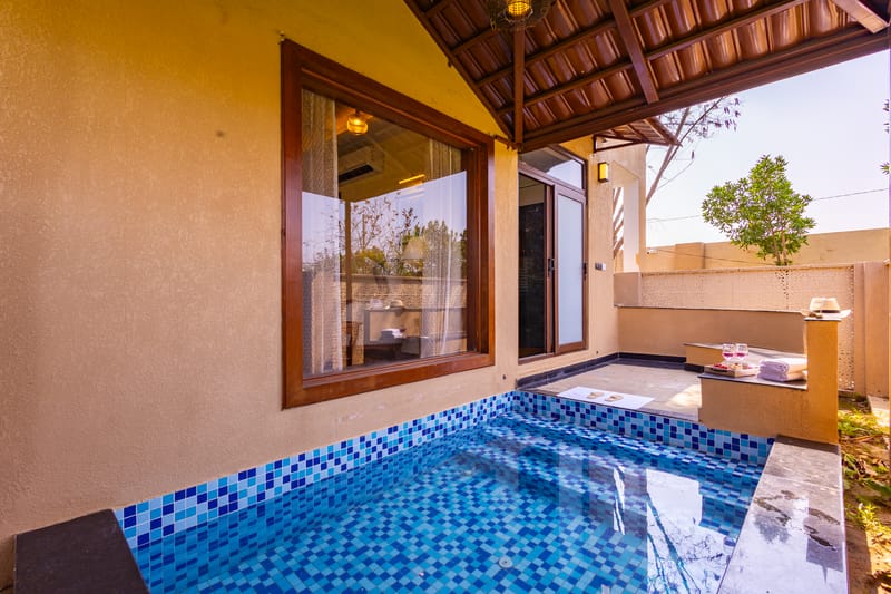 Tiger Cave Suite | 1-Room with Private Pool, Sit-out area, Shared Pool & Garden on Main Ranthambore Road | Pet-Friendly – photo 32