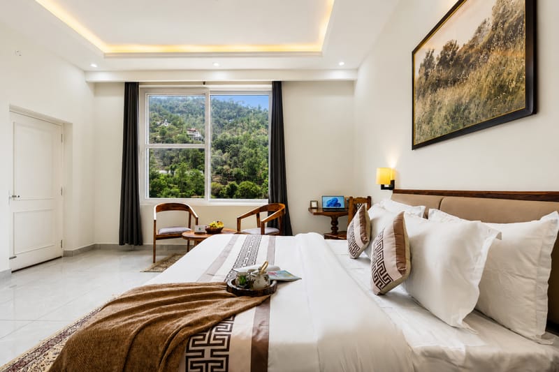 Gable Pine Peaks | Pet-friendly 5-BHK Apartment With Pvt Sit-out Area, Plunge Pool & Lawn Amid Mountains – photo 23