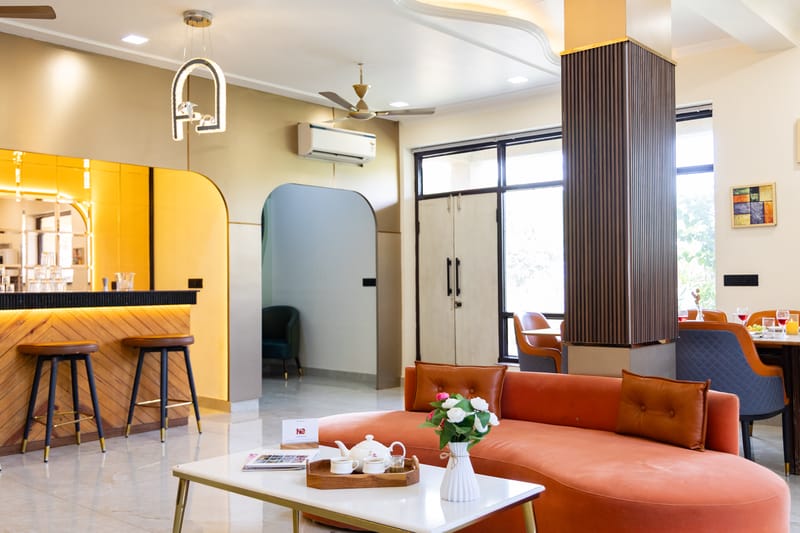 Autum Villa | Pet-friendly 4-BHK Villa with Private pool with rain curtain, Game Zone, Indoor Bar and Garden – photo 25