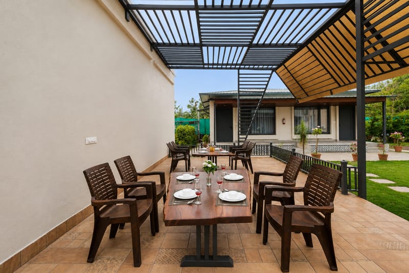 Puvalgarh Farms Thistle | Cottage-style Suite with Shared, Pool, Dining, Garden & Outdoor Sit-out | Near Sitabani Gate – photo 9