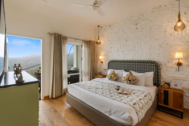 Beyond the Curb | 3- BHK Villa with Private Jacuzzi, Open-air Terrace & Hill Views – photo 17