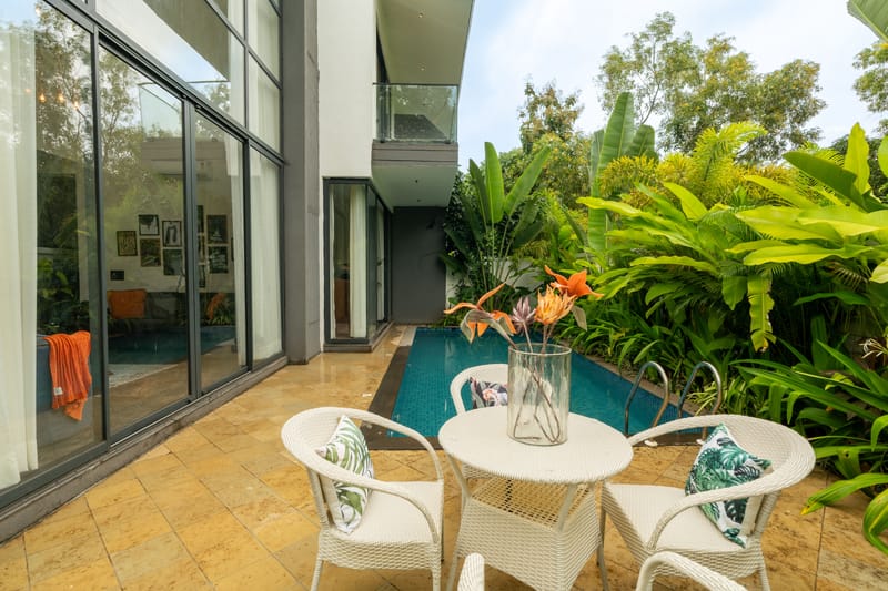 PUro Sol | 3-BHK Villa In a Gated Complex With Private Pool & Bathtub | Near Popular Beaches – photo 19