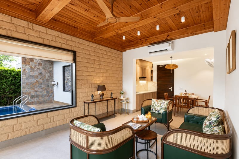 Aranya Library Maison | 6-BHK Villa With kid’s room, Private Pool, Reading Lounge, Common Lounge & Garden With Forest Views – photo 7
