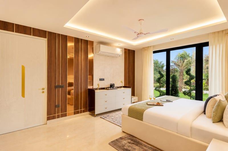 ASK Farms | Refined 4-BHK villa with Theatre Lounge, Pool & Fire BBQ Deck  – photo 19
