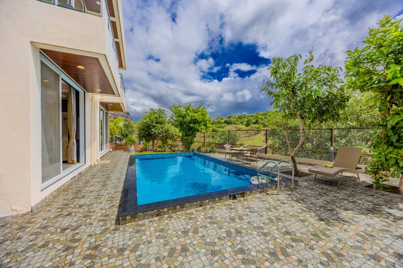 RK Villa | 4-BHK Hideaway with Private Pool, Sit-Out & 360° Panoramic Views, Close to Korigad Fort – photo 24