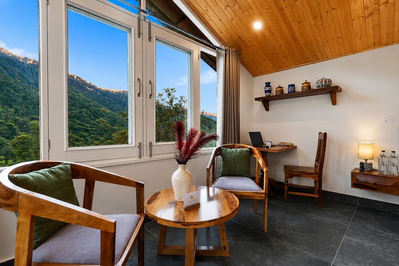 Gamble Pine Glen | Pet-friendly Studio Apartment With Pvt Sit-out Area, Shared Plunge Pool & Lawn Amid Mountains – photo 9