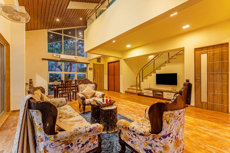GauRi Villa | 3-BHK Villa With Private Pool, Lounge, Garden & Bathtub With 360 Panoramic Hill Views Near Waterfalls – photo 25