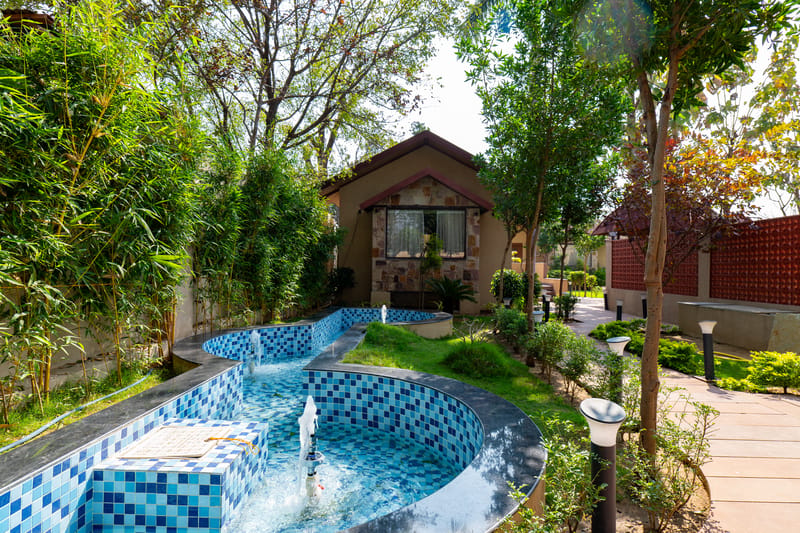 Tiger Cave Suite | 1-Room with Private Pool, Sit-out area, Shared Pool & Garden on Main Ranthambore Road | Pet-Friendly – photo 9