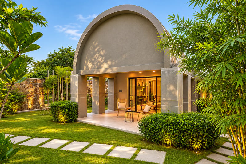 Fernwood | 6-BHK Stone-Clad Estate with Bamboo Cottages, Private Pool, Gazebo & Terrace Garden – photo 7