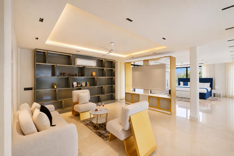 ASK Farms | Refined 4-BHK villa with Theatre Lounge, Pool & Fire BBQ Deck  – photo 28