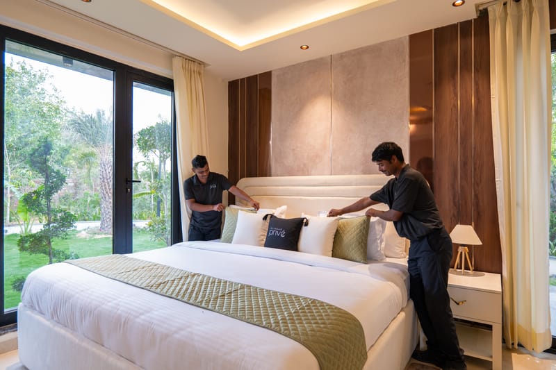 ASK Farms | Refined 4-BHK villa with Theatre Lounge, Pool & Fire BBQ Deck  – photo 38