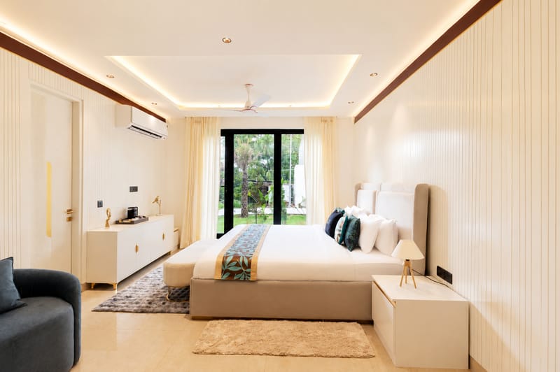ASK Farms | Refined 4-BHK villa with Theatre Lounge, Pool & Fire BBQ Deck  – photo 41