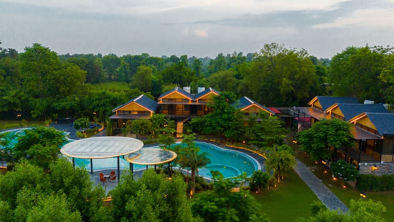 Raha Farms | 1 Cottage With Common Pool, Restaurant, Game Zone, Gym & Conference Area – photo 1