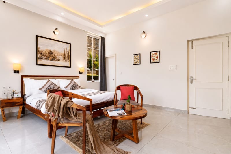 Gamble Pine Ridge | Pet-friendly 2-BHK Apartment With Shared Plunge Pool & Lawn Amid Mountains – photo 9
